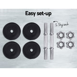 NNEDSZ 10kg Dumbbell Set Weight Plates Dumbbells Lifting Bench
