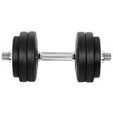 NNEDSZ 30kg Dumbbell Set Weight Plates Dumbbells Lifting Bench