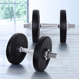 NNEDSZ 15kg Dumbbell Set Weight Plates Dumbbells Lifting Bench