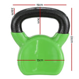 NNEDSZ 8kg Kettlebell Set Weightlifting Bench Dumbbells Kettle Bell Gym Home