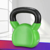 NNEDSZ 8kg Kettlebell Set Weightlifting Bench Dumbbells Kettle Bell Gym Home