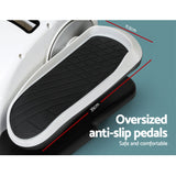 NNEDSZ Pedal Exerciser Mini Exercise Bike Cross Trainer 50W White