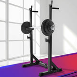NNEDSZ Everfit Weight Bench Adjustable Squat Rack Home Gym Equipment 300kg