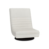 NNEDSZ Artiss Floor Lounge Sofa Swivel Foldable Linen White
