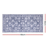 Artiss Hallway Runner Rug 80x180cm Soft Velvet Washable Modern Kitchen Mat