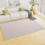 NNEDSZ Floor Rugs 160x230cm Washable Area Mat Large Carpet Microfiber Ripple