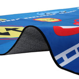 NNEDSZ Floor Rugs 120x160cm Washable Area Mat Large Carpet Soft Short Pile Kids