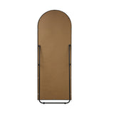 NNEED Full Length Mirror Arched Free Standing Black