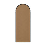 NNEED Wooden Full Length Mirror 166x60cm Arched Black
