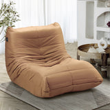 NNEED Floor Sofa Lazy Couch Brown Polyester