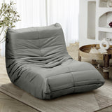 NNEED Floor Sofa Lazy Couch Grey Polyester