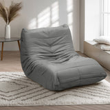 NNEED Floor Sofa Lazy Couch Grey Polyester