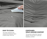 NNEED Floor Sofa Lazy Couch Grey Polyester