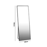 NNEED Full Length Mirror Rectangle Free Standing Black