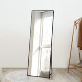 NNEED Full Length Mirror Rectangle Free Standing Black