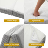 NNEDSZ 3-Foldable Mattress Giselle Folding Foam Double