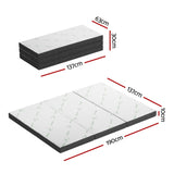 NNEDSZ Giselle Bedding Foldable Mattress Folding Foam Double Bamboo