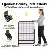 ARTISS Folding Bed with Mattress, Portable Rollaway 150kg Capacity 190CM