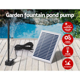 NNEDSZ Solar Pond Pump Submersible Water Fountain Kit 4.4FT