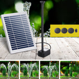 NNEDSZ Solar Pond Pump Submersible Water Fountain Kit 4.4FT