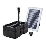NNEDSZ Solar Submersible Water Pond Fountain Pump with Filter Box 4.6FT 470L/H