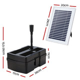NNEDSZ Solar Submersible Water Pond Fountain Pump with Filter Box 4.6FT 470L/H