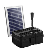 NNEDSZ Solar Pond Pump with Filter Box 4.6FT