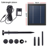 NNEDSZ Solar Pond Pump Submersible Water Fountain Kit 6.1FT