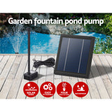 NNEDSZ Solar Pond Pump Submersible Water Fountain Kit 6.1FT