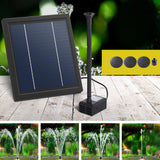 NNEDSZ Solar Pond Pump Submersible Water Fountain Kit 6.1FT