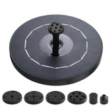 NNEDSZ Floating Solar Pond Water Fountain Pump Submersible Fountains 250L/H