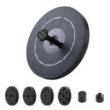 NNEDSZ Floating Solar Pond Water Fountain Pump Submersible Fountains 250L/H