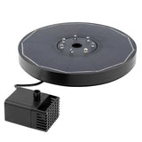 NNEDSZ Floating Solar Pond Water Fountain Pump Outdoor Fountains LED Light