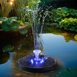NNEDSZ Floating Solar Pond Water Fountain Pump Outdoor Fountains LED Light