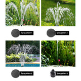 NNEDSZ Solar Pond Pump Submersible Water Fountain Kit 2.6FT