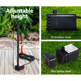 NNEDSZ Solar Pond Pump Submersible Water Fountain Kit 2.6FT