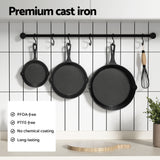NNEDSZ 5-star chef Non Stick Frying Pan Cast Iron 3PCS