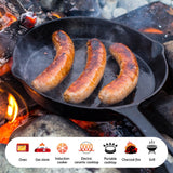 NNEDSZ 5-star chef Non Stick Frying Pan Cast Iron 3PCS