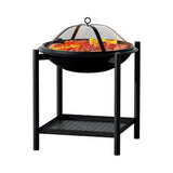 NNEDSZ Fire Pit BBQ Grill 2-in-1 Outdoor