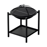 NNEDSZ Fire Pit BBQ Grill 2-in-1 Outdoor