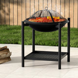 NNEDSZ Fire Pit BBQ Grill 2-in-1 Outdoor