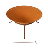 NNEDSZ Grillz 70cm Fire Pit Rustic Iron Bowl Outdoor