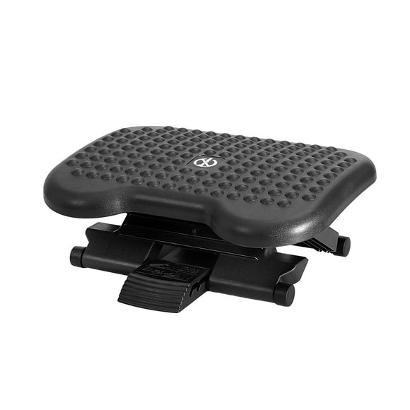 NNEDSZ Artiss Foot Rest Stool Office Under Desk Angle Adjustable Footrest Massage Black