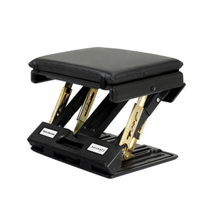 NNEDSZ Artiss Foot Rest Stool Office Under Desk Fold Footrest Massage Cushion Pad Black