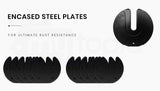 NNEMB 2 x 12.5kg Adjustable Weight Dumbbell Set, for Home Gym Fitness Training