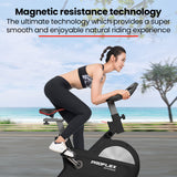 NNEMB Magnetic Resistance Spin Exercise Bike, for Home Gym Studio Cardio Fitness, Black