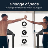 NNEMB TRX4 Electric Treadmill, Medium Size, Foldable, Suspension, Bluetooth, USB/MP3, Pulse Sensors, Fitness Tracker