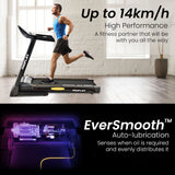 NNEMB TRX4 Electric Treadmill, Medium Size, Foldable, Suspension, Bluetooth, USB/MP3, Pulse Sensors, Fitness Tracker