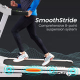 NNEMB TRX6 3.5CHP Electric Treadmill, Medium Size, 10-inch Touchscreen display, Foldable, Suspension, Auto Incline, Bluetooth, Pulse Sensors