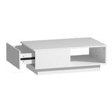 NNEDSZ Coffee Table Led Lights White